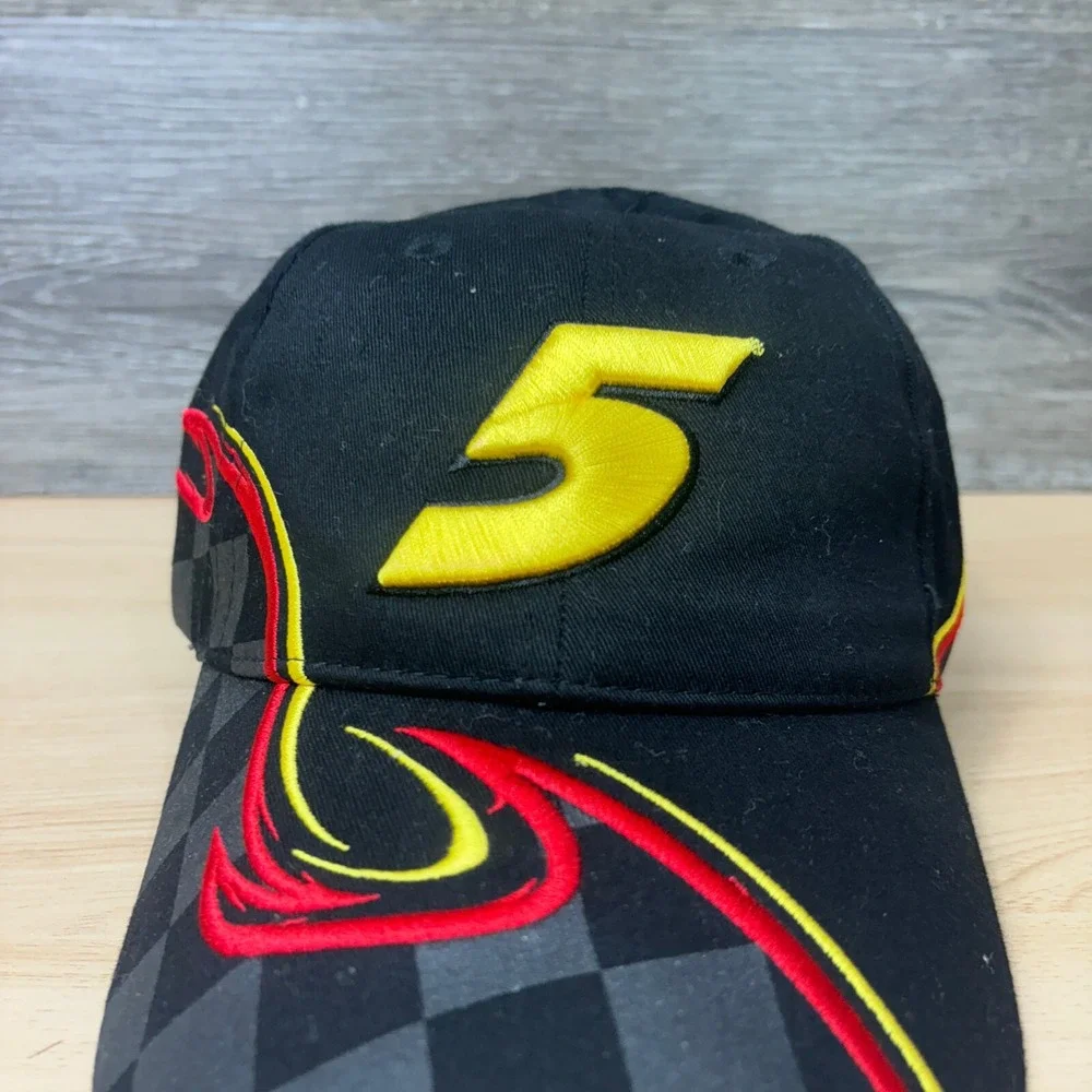 Vintage Nascar‎ Hat Cap Strap Back Black Mark Martin Kellogs Racing